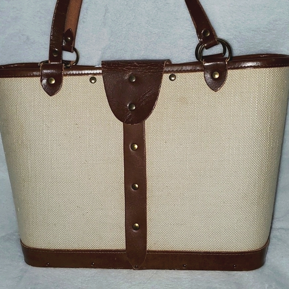 Vtg Collins of Texas Treasured Thoughts Classic Jeweled Tote Bag - Picture 4 of 16